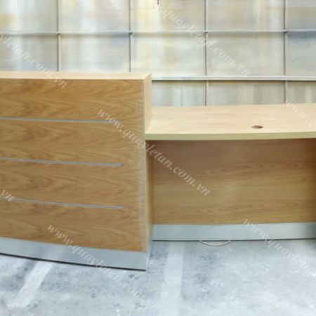 Quầy Lễ Tân Lệch Sơn QLTL S01